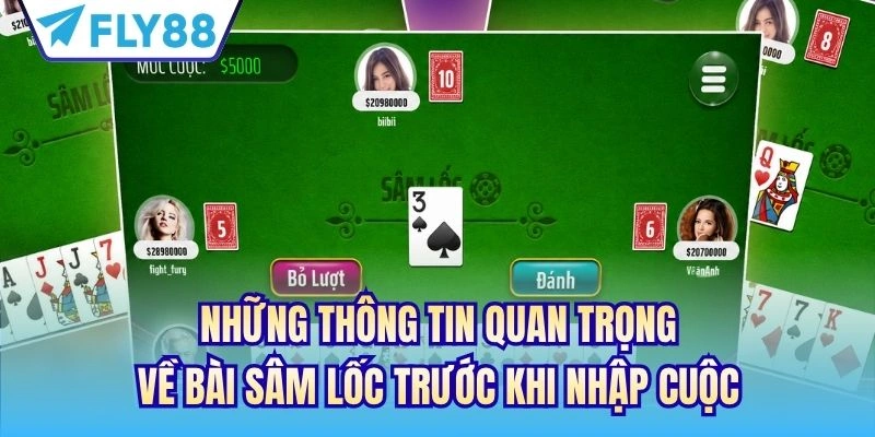 Những thông tin quan trọng về bài sâm lốc trước khi nhập cuộc